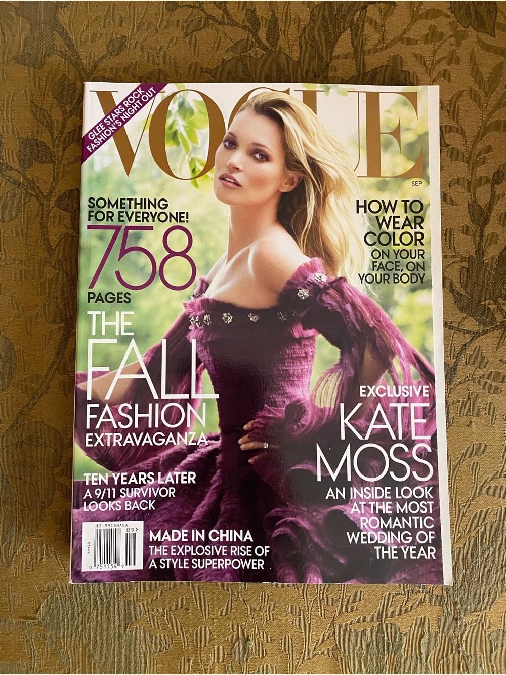 Vintage 2011 Vogue Magazine extra large September edition.